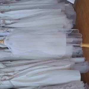 Beaded edge veil